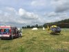 Wypadek motocykla z samochodem osobowych w miejscowości Pruskołęka 16.06.2019r.